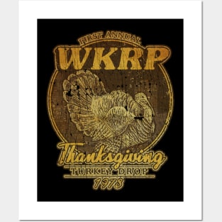 Thanksgiving Turkey Drop vintage Posters and Art